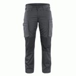 PANTALON DE TRAVAIL SERVICES STRETCH FEMME GRIS FONCÉ/NOIR TAILLE 32 - BLAKLADER