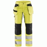 PANTALON HAUTE VISIBILITÉ STRETCH FEMME TAILLE 46 - BLAKLADER