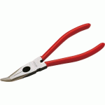 PINCE À BEC DEMI-ROND COUDÉ 45° - BRANCHES PVC - LONGUEUR 160 MM SAM OUTILLAGE
