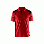 POLO DE TRAVAIL EN COTON PIQUÉ 3324 - ROUGE ET NOIR - XXL BLAKLADER