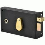 SERRURE MONOPOINT EN APPLIQUE PÊNE DORMANT DEMI-TOUR CLÉ À CHIFFRES HORIZONTAL À FOUILLOT DROITE - JPM - 144000-02-1Y