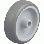 BLICKLE - ROUE Ø 100MM BANDAGE CAOUTCHOUC TPE 110KG - TPA 102/12G