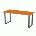 BUREAU SQUARE 200 X 80 X 75 CM DESIGN DROIT CERISIER