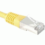 CORDON RJ45 CATÉGORIE 6 S/FTP JAUNE - 20 M - CUC