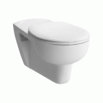 CUVETTE WC SUSPENDUE PMR PROF 70 CM - AVEC BRIDE - AVEC ABATTANT - CONFORMA VITRA