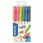 FEUTRES PILOT FRIXION COLORS COULEURS ASSORTIES - POCHETTE DE 6
