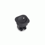 INTERRUPTEUR À ENCASTRER D21X21 - PLASTIQUE - 10 UNITÉS - NOIR EMUCA