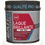 LAQUE BRILLANT BATIR - GB760 25L BLANC