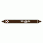 LOT DE 3 - MARQUEUR DE TUYAUTERIE - ESSENCE - NFX 08-105 - VINYLE LAMINÉ 355 X 37 MM