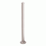 POTELET INCLINABLE AMORTICHOC AGORA - ZINC GRIS 7044 - PROCITY