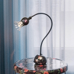 SERIEN LIGHTING SERIEN.LIGHTING POPPY TABLE, NOIR/VIOLET