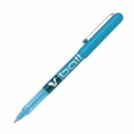 STYLO ROLLER PILOT V-BALL 05 - POINTE METAL 0.3 MM - ENCRE LIQUIDE TURQUOISE