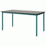TABLE MALIBU 160X80 T6 4P STRA BÉTON F186/NOIR BLEU 5018