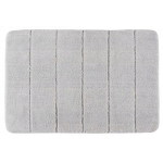 TAPIS DE BAIN STEPS GRIS CLAIR, 60 X 90 CM, MICROFIBRE WENKO