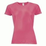 TEE-SHIRT PERSONNALISABLE MULTITECH PESFÉMININ ROSE FLUO