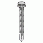 VIS AUTOPERCEUSE À TÔLE - TÊTE HEXAGONALE - 4,2X25,4 MM - 500 PIÈCES VISWOOD