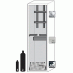 ARMOIRE GULTIMATE90-2X50L-STANDARD-598-DROITE-BLANC - ASECOS