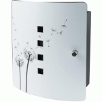 BOÎTE À CLÉS - À MOTIF CONTEMPORAIN PISSENLIT - EN INOX - 6204/10 NI BURG WACHTER