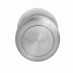 BOUTON DE PORTE DISQUE DÉCENTRÉ FIXE - Ø54MM - EK530GRL71 - INOX SATINÉ KARCHER DESIGN