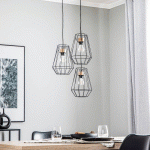 ENVOSTAR FINAN SUSPENSION 3 LAMPES RONDE Ø21CM