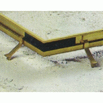 ÉQUERRES D'ANGLE POUR CADRE DE PAILLASSON TAPIS-BROSSE - 4 PIÈCES DINAC