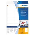 HERMA ETIQUETTES ENLEVABLES BLANCHES HERMA - 63,5 X 29,6 MM - BOITE DE 675