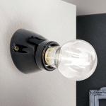 ORION APPLIQUE MURALE FROST EN CÉRAMIQUE, NOIRE