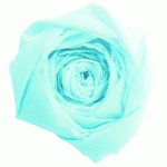 PAPIER CRÉPON, PAQUET DE 10 FEUILLES PLIÉES 60% AU FORMAT 2,50X0,50M - BLEU TURQUOISE - LOT DE 3