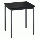 TABLE MULTI-USAGE L 70 X P 60 CM ZONZA PIEDS ANTHRACITE