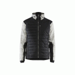 VESTE DE TRAVAIL À CAPUCHE HYBRIDE GRIS GRANULÉ/NOIR TM - BLÅKLÄDER - 593021179099M