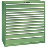 ARMOIRE VERT 1431X725X1450 AVEC 12 TIR. 200KG _ 78.872.030 - LISTA