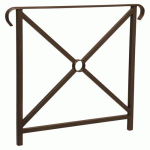 BARRIÈRE HÉRITAGE SIMPLE CROIX 80CM DOUBLE CROSSE MARR 8017 - PROCITY