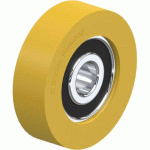 BLICKLE - GALET GUIDE Ø 52MM BANDAGE POLYURÉTHANE PU 85KG - FTH 52X15/12-12K