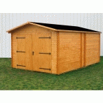 GARAGE EN BOIS 17,19 M2 DORNA 3554 + MONTAGE HABRITA