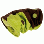 JEU TUNNEL MAGIC TUBE POUR CHAT  COLORIS CHOCOLAT / FUSCHIA