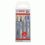 LAMES DE SCIE SAUTEUSE POUR BOIS / MÉTAL - BOSCH - 2607011437