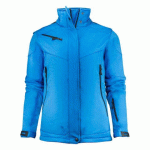 PRINTER ESSENTIALS SKELETON VESTE SOFTSHELL FEMMES BLEU OCÉAN - TAILLE XXXL