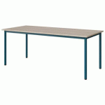 TABLE MALIBU 180X80 T5 4P STRA ABS ACACIA/BLEU 5025