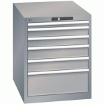 ARMOIRE GRIS PIGEON 564X725X700 AVEC 6 TIR. 75KG - LISTA