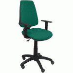 CHAISE ELCHE CP BRAS RÉGLABLE ROUE PARQUET - VERT ÉMERAUDE