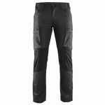 PANTALON DE TRAVAIL SERVICES STRETCH GRIS FONCÉ/NOIR TAILLE 52C - BLAKLADER