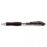 PENTEL STYLO BILLE RÉTARCTABLE 1MM ROLLY NOIR DE BP130-A