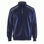 SWEAT CAMIONNEUR MARINE/GRIS TAILLE 4XL - BLAKLADER