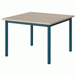 TABLE MALIBU 80X80CM T2 4P STRA ABS ACACIA/BLEU 5025