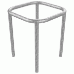 ARCEAU ÉTRIER ARCHI 70 CM TUBE MÉTAL Ø 50 MM GALVANISÉ - BUTON DESIGN