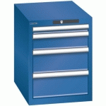 ARMOIRE BLEU GENT. 411X572X533 AVEC 4 TIR. 75KG _ 78.414.090 - LISTA