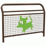 BARRIÈRE 1.50 SPÉCIALE ECOLE CONVIVIALE CHIEN ZINCARRON 8017 - PROCITY