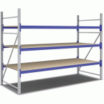 KIT RAYONNAGE DÉPART 2000X2700X1100 MM 3 NIVEAUX 1500 KG - BITO