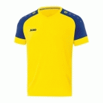 MAILLOT DE FOOT MANCHES COURTES ENFANT - JAKO - CHAMP 20 JAUNE/BLEU