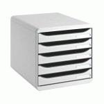 MODULE DE CLASSEMENT EXACOMPTA BIG BOX PLUS 5 TIROIRS GRIS